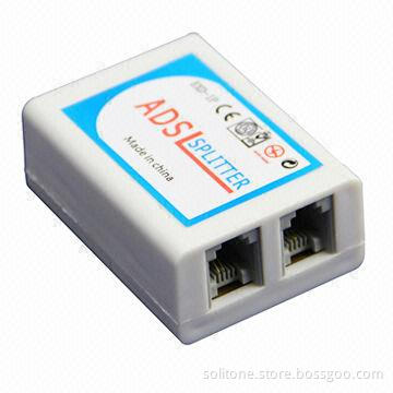 DSL Splitter for RJ11 and RJ45, Available in Various Styles